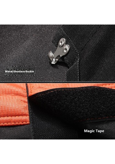 Butu Golovejoy Hx39 1 Çift Peluş Astarlı Su Geçirmez Bacak Çorapları Açık Hava Yürüyüş Tırmanma Kayak Bacak Kılıfı Turuncu