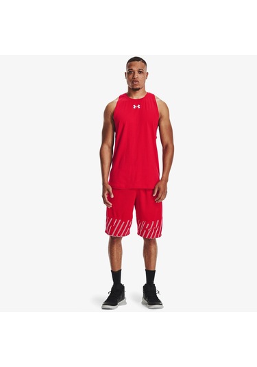 Under Armour Baseline Cotton Erkek Kırmızı Antrenman Atleti - 1361901