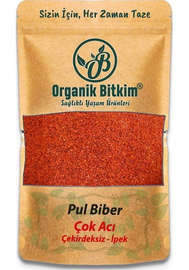 Organik Bitkim Pul Biber - Çok Acı 500 G