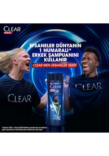 Men Kepeğe Karşı Etkili Şampuan Vinícius Júnior 350 Ml X3