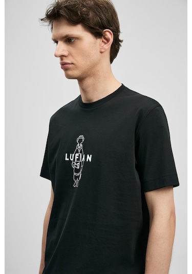 Lufian Sımbad Modern Grafik T- Shirt Siyah Siyah 111020307100100 Siyah Lufian Sımbad Modern Grafik T- Shirt Siyah Siyah 111020307100100 Siyah