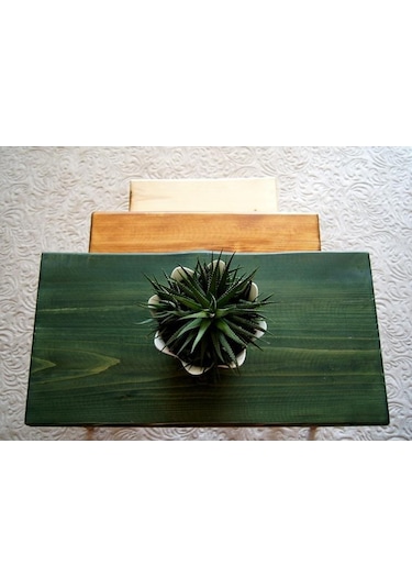 Doğal Ağaç Masif Kütük 3’Lü Zigon Sehpa (361421857)