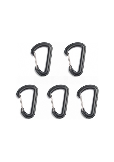 Yifomall Outdoor Spor Ve Gündelik Kullanım İçin 5'li Pvc Plastik Kanca, Hafif Ve Dayanıklı, Molle Sistemleriyle Uyumlu, Tek Elle Kullanım Kolay