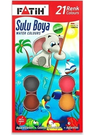Fatih Sulu Boya 21 Renk  K-21