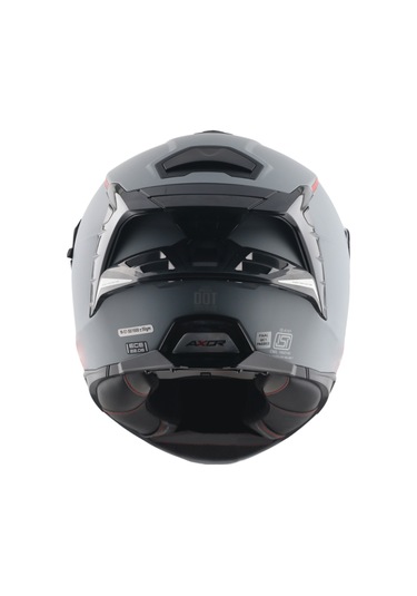 Axor Brutale Dual Spoiler Motosiklet Kaskı Nardo Gri