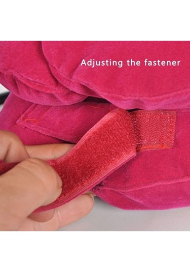 Electronıc Outlet Yumuşak Vertebra Ünitesi Traksiyon Şişirilebilir Servikal Destek Cihazı Boyun Kx Kırmızı