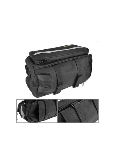 Didadodo 27l Bisiklet Çantası Arka Raf Modeli Bisiklet Taşıyıcı Çanta, Siyah Siyah