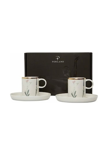 Porland Botanical 2 Kişilik Kahve Takımı 85cc
