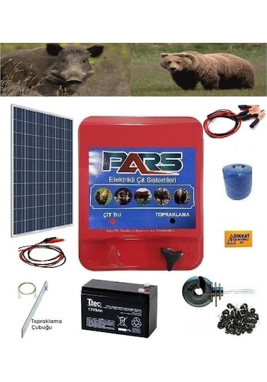 Pars Elektrikli Çit Ayı-Domuz Kovucu Eco Set 500