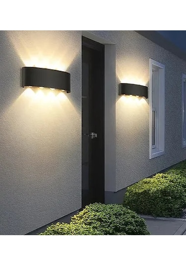 Cata 15w Kapri Led Aplik Dış Mekan Günışığı Cat Ct-8013g Siyah