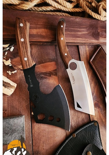 2li Outdoor Balta Bıçak Set Kamp Baltası Bıçağı Budama Baltası Lo