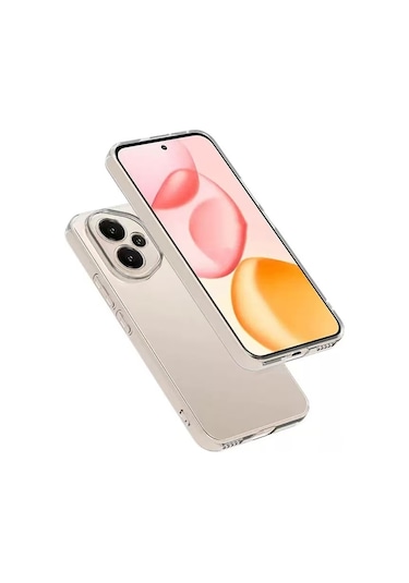 Noktaks - Honor Uyumlu Honor 400 - Kılıf Şeffaf Soft Slim Fitt Süper Silikon Kapak - Şeffaf - T38293 Şeffaf