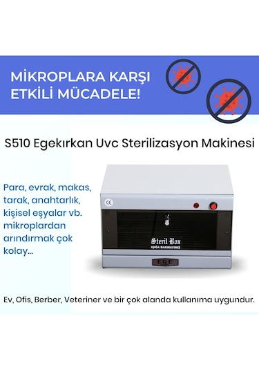 Uv Lambalı Sterilize Makinesi Berber Medikal Sterilizatör
