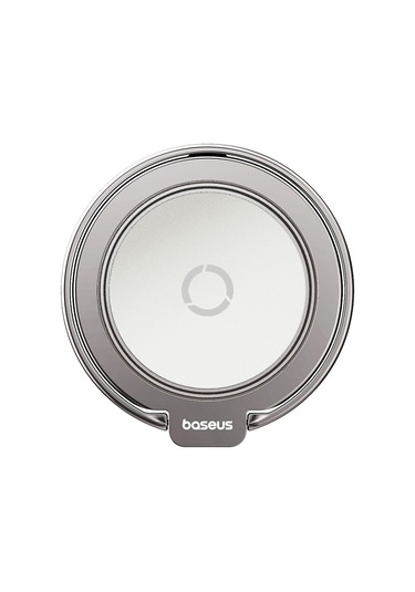 Baseus Magpro Series Iı Manyetik Halkalı Telefon Standı 360 Döndürme Magsafe Kickstand İle Uyumlu Titanyum
