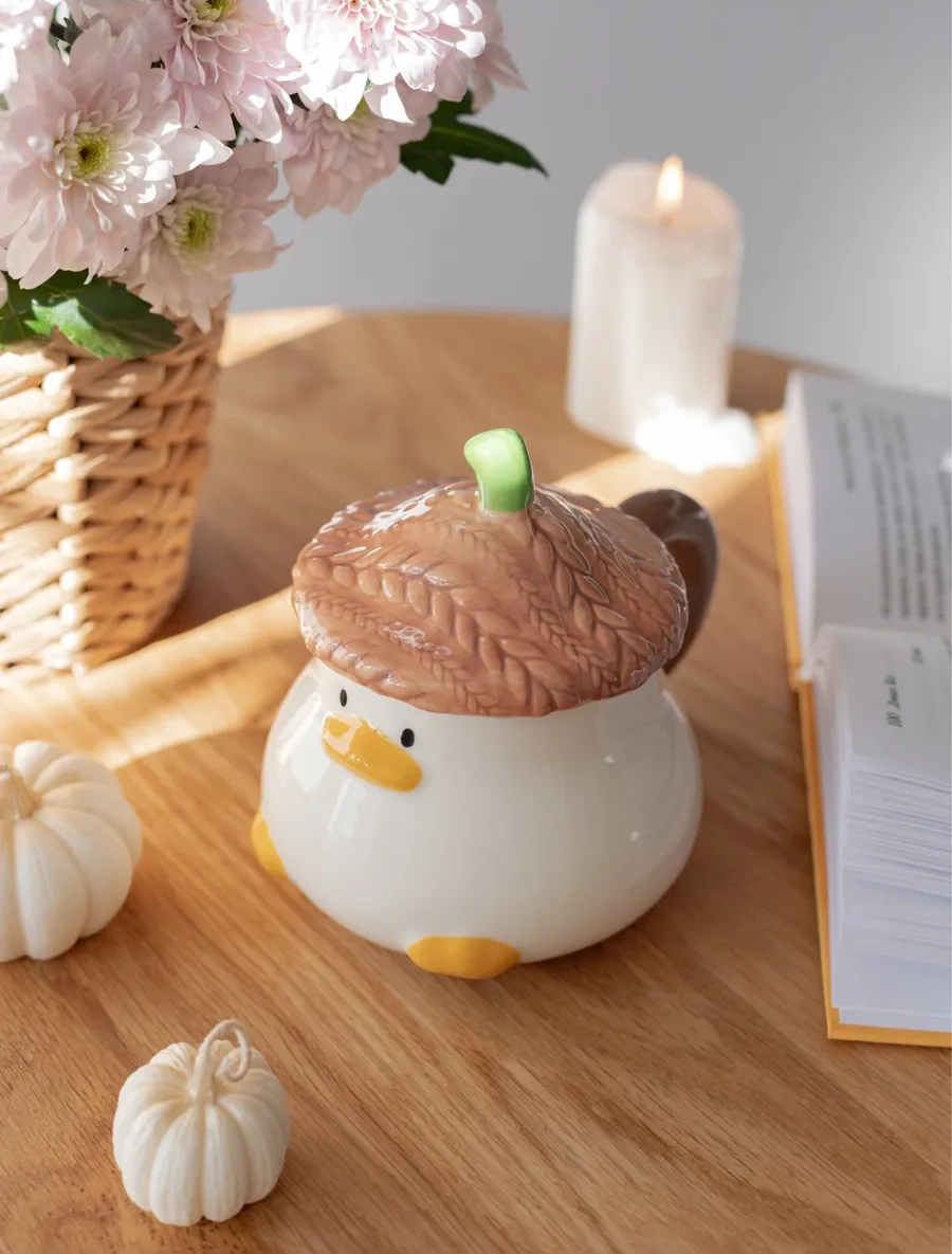 Perex Kapaklı Kupa, Büyük Kupa, 400 Ml 294696834 Beyaz