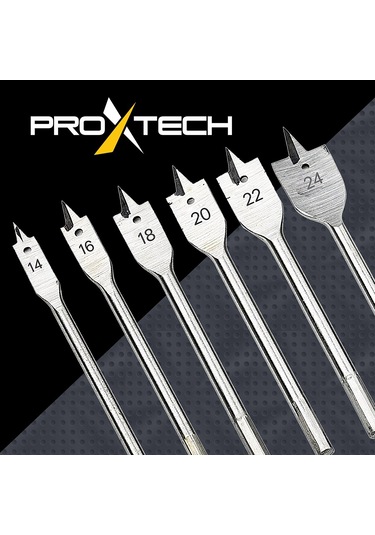 Proxtech Yüksek Kalite 6 Parça Hex Yaprak Matkap Ucu Takımı Keleb