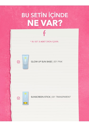Flormar Sun Lovers Nemlendirici Etkili Güneş Koruyucu Stick & Makyaj Bazı Seti 2'li SET200