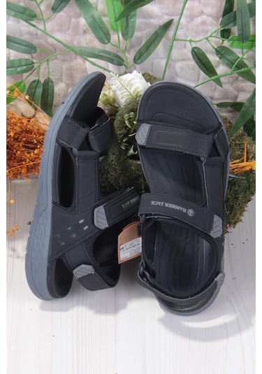 Hammer Jack 24815 Dayholt Rahat Esnek Orijinal Ürün Outdoor Erkek Sandalet Siyah