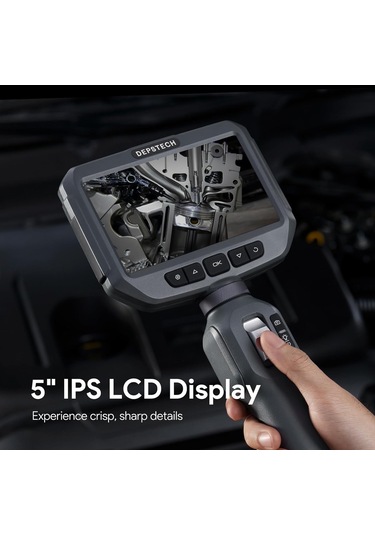 Depstech İki Yönlü Işıklı Eklemli Endoskop Kamera - 1.5m Kablo - 6mm