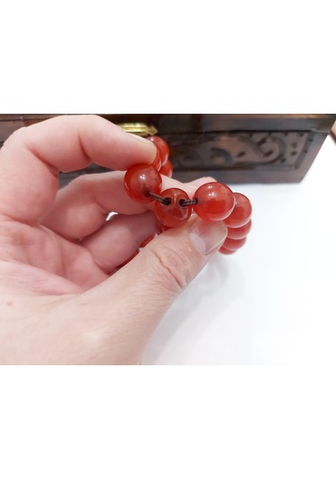 Soma Tesbih Osmanlı Benzetme Küre Kesim Eski Usul Büyük Sıkma Kehribar Tesbih