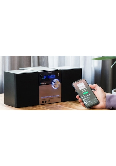 Lenco Mc-150 Stereo, Dab+ Fm, Cd, Bluetooth Ve Usb Oynatıcı Özellikli - Siyah