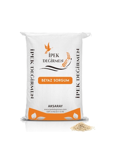 İpek Değirmen Beyaz Sorgum Süpürge Darısı Güvercin Kuş Yemi 1 Kg
