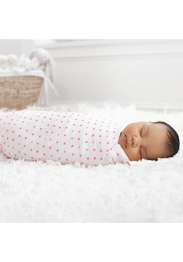 Aden Anais Ikili Müslin Set - Floro Pink Çok Renkli