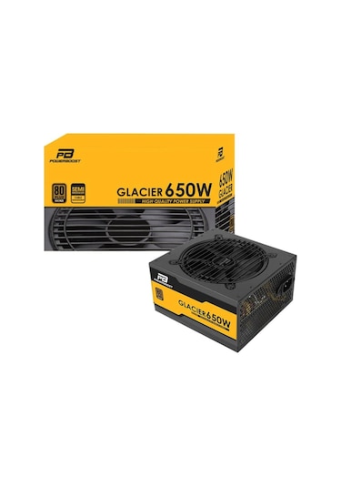 Power Boost BST-ATX650B Glacier 650W 80+ Bronze 12 CM Fanlı Yarı Modüler Güç Kaynağı