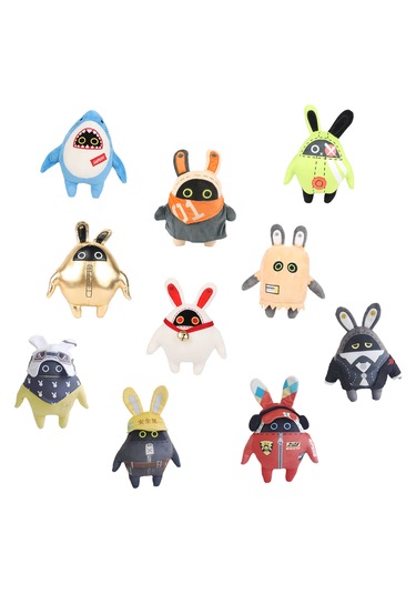 Zenglais Zonzero Prasbang Peluş Oyuncak - Sarı-beyaz Sarı - Beyaz