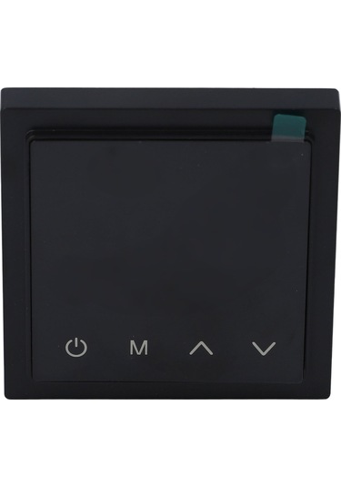 Moveevo Mh1828a Siyah Akıllı Zemin Isıtma Termostati - Led Ekranlı, 16a, 1 C Hassasiyetli, Kaza Kilitli, Kesinti Belleği, Ac85-250v Uyumlu