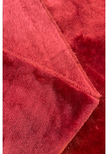 Warm Embrase Kırmızı Çift Kişilik Peluş Battaniye Kırmızı