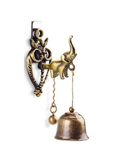 Pazly Eski Metal Çan Kapı Dükkâncı Iyi Şanslar Tokmağı Rüzgar Çanı Manyetik Duvar Asılı Süsleme Odası Bahçe Mağaza Ön Giriş Hediyesi Elefant