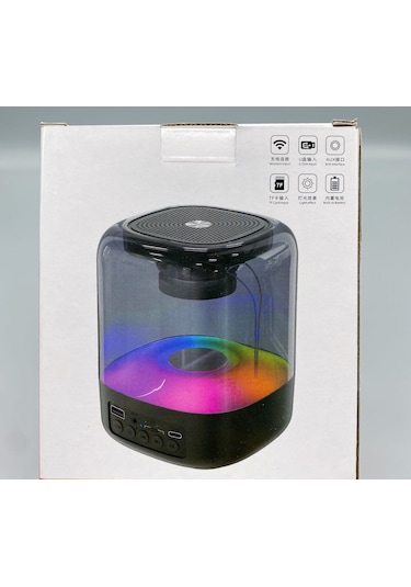 E-3061 Kablosuz Bluetooth Hoparlör Usb Tf Kart Renkli Subwoofer