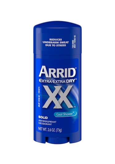 Arrid XX Extra Extra Dry Solid Cool Shower Stick Deodorant 73 G