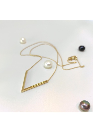 Altın Ürünler V Kolye 14 Ayar