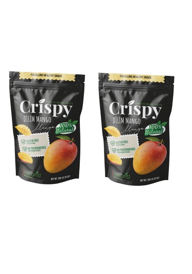 Dondurularak Kurutulmuş Mango Dilimleri 20 Gram 2'li Paket