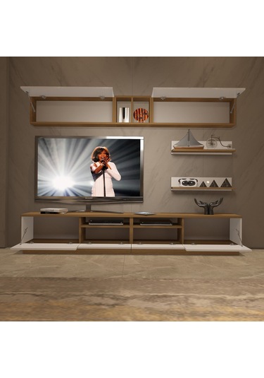 Decoraktiv Trendstyle 5220 Mdf Tv Ünitesi Tv Sehpası Pera - Beyaz