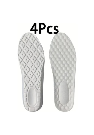 Gateesat Siyah 4 Parça Rahat Tabanlık Nefes Alabilir Spor Ayakkabı İçin Eu43-44