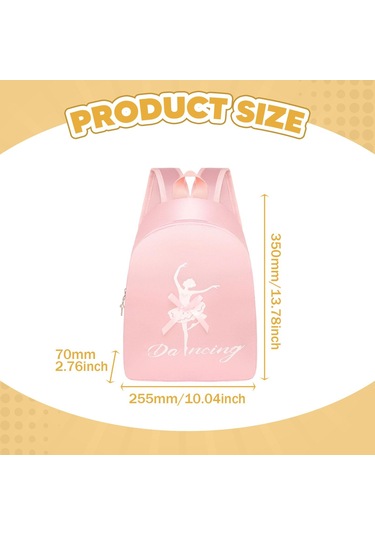 Suntek Bale Dans Sırt Çantası Sevimli Çocuk Seyahatleri İçin Pembe