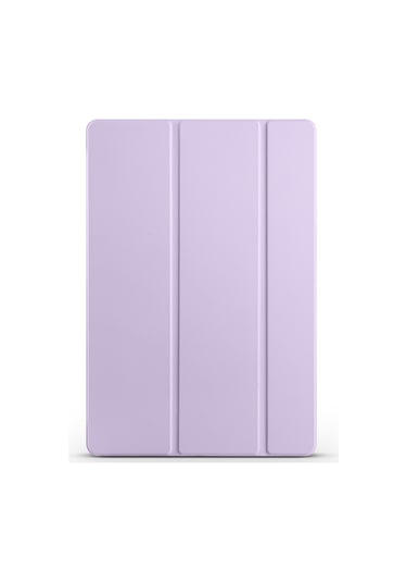 Kilifone - Galaxy Tab S10 Fe Plus Uyumlu - Tablet Kılıfı Smart Cover Standlı 1-1 Kılıf - Lila - T37677 Kılıf