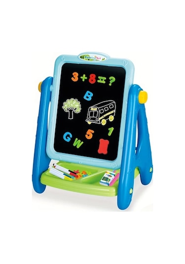 Willowhaven Red Çift Taraflı Manyetik Çizim Tahtası 3 Yaş Üstü Çocuklar İçin Kırmızı