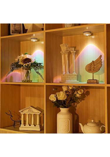 Led Kablosuz Günbatımı  Gece Işığı Projektör Deoration Ev Duvar  Odası Mutfak Vitrin  Için Led Işıkları Güneş Çok Renkli