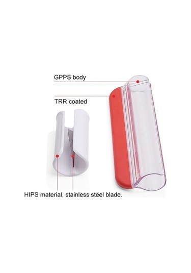 Pazly Cbtx Domates Dilimleyici Kiraz Meyve Kesici Mutfak Aletleri, Küçük Ve Pratik Beyaz