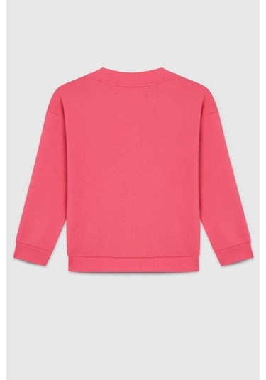 United Colors Of Benetton Kız Çocuk Bnt-g23334 Sweatshirt Pembe-1915 Pembe