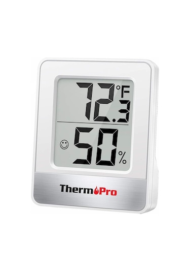 ThermoPro TP49W Mini İç Mekan Dijital Sıcaklık ve Nem Ölçer Termometre - T08648