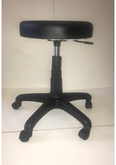 xDekofis Taburex Oturak Amortisörlü Dönebilir Tekerlekli Tabure