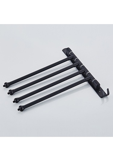 Novahub 180 Dönebilir Paslanmaz Çelik Havlu Askısı - 2/3/4 Kollu Katlanabilir Banyo Mutfak Yatak Odası Diğer