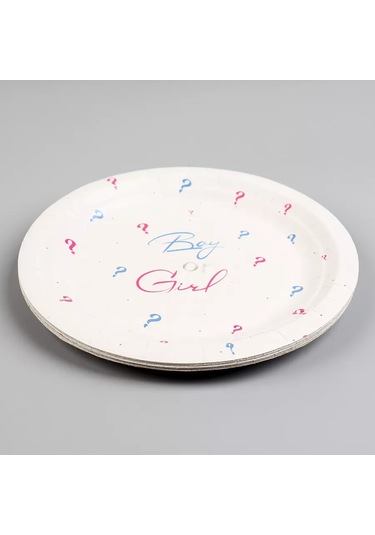 Love Land Cinsiyet Partisi İçin Tek Kullanımlık Parti Tabakları, 12 Kişilik. 177194400 Diğer