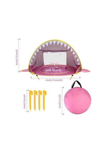 Tongxida Bebek Plaj Çadırı Uv Koruyucu Havuz Bebek Çocuk Pop Ile Sunshelter K7001s-pink Pembe Pembe