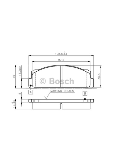 Tofaş Doğan Slx Şahin Kartal Ön Fren Balatası Bosch